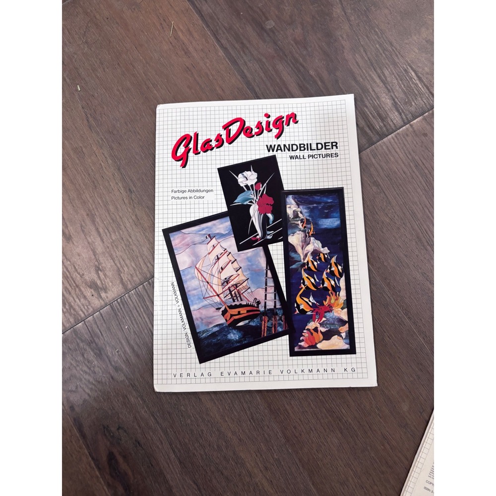 GlasDesign Wandbilder Wall Pictures Evamarie Volkmann Pattern Folder 1994 German